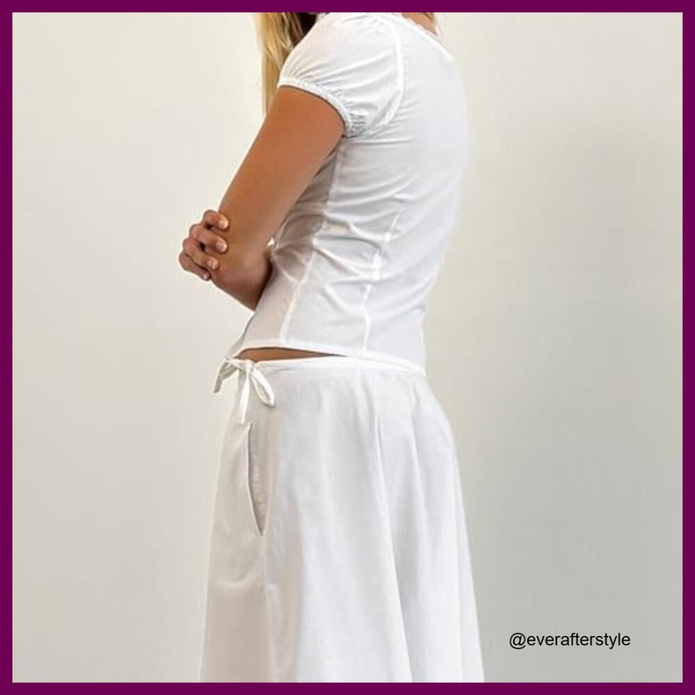 Polyester Elastane Button Down Shirt V-Neck Short… - image 5